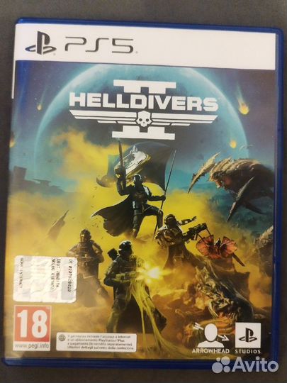 Helldivers 2 ps5 диск