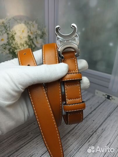 Ремень Женская Celine Люкс Натуральная кожа