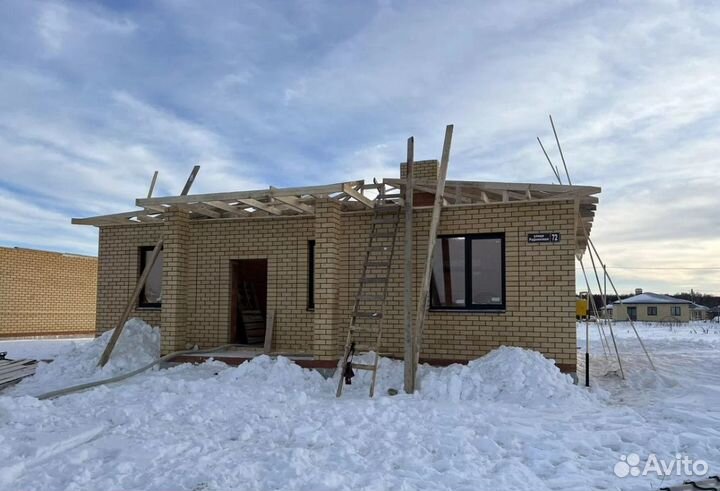 Строительство домов, под ключ 90кв