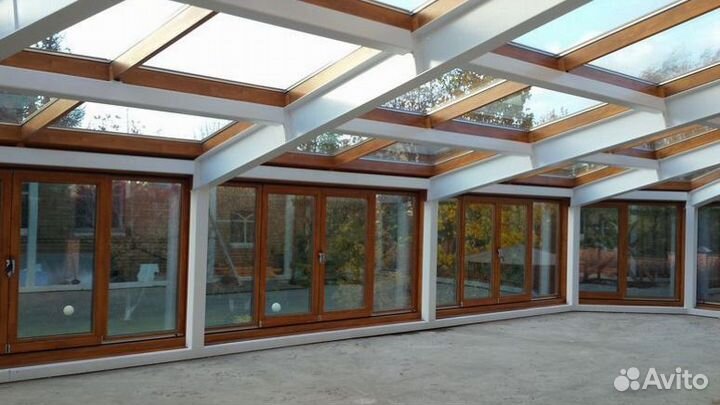 Остекление пластиком веранды террасы