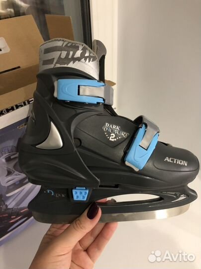 Коньки детские раздвижные 29-32