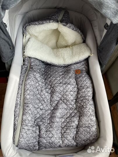 Зимний конверт в коляску
