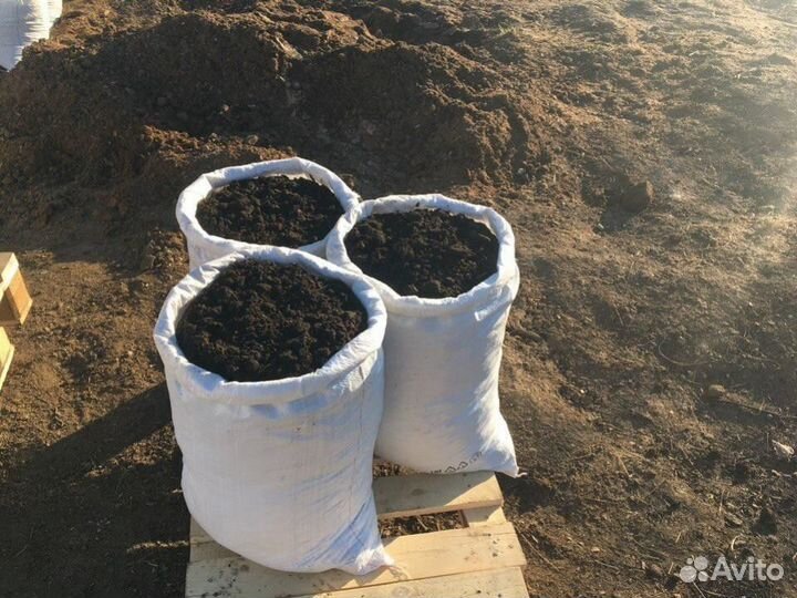 Навоз перегной в мешках