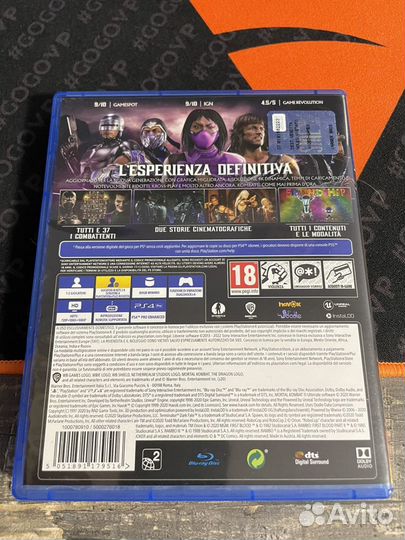 Диск на PS4 Mortal Kombat 11 Ultimate