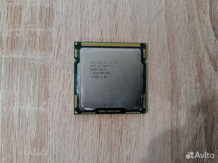 Процессор intel core i5-760