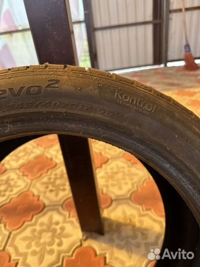 Hankook Ventus V12 Evo2 K120 225/45 R17 и 245/40 R17