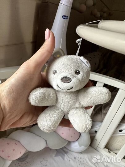 Мобиль на кроватку ночник детский Chicco