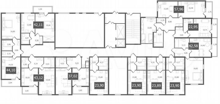 Квартира-студия, 23,9 м², 1/11 эт.