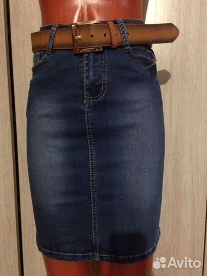 Юбка джинсовая