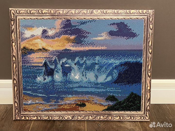 Готовая алмазная мозаика