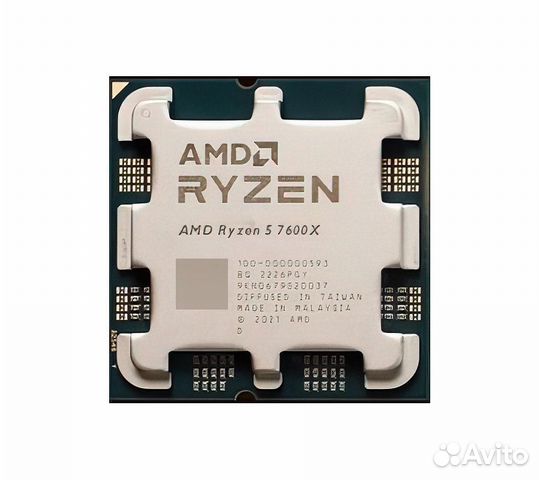 Процессор AMD Ryzen 5 7600X AM5 OEM, 100-000000593