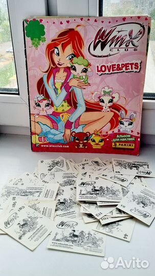 Наклейки для журнала Винкс Love&Pets