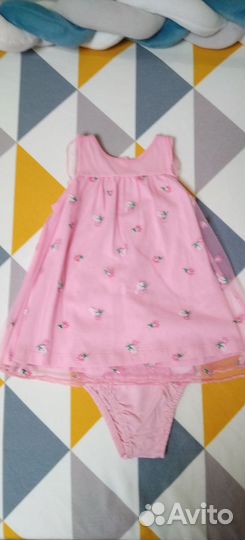 Платье для девочки размер 74