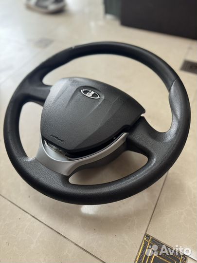 Руль priora 2 с подушкой