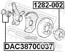 Подшипник ступ.hyundai accent/getz/I20/solaris/KIA