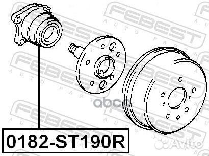 Ступица с подшипником 0182-ST190R Febest