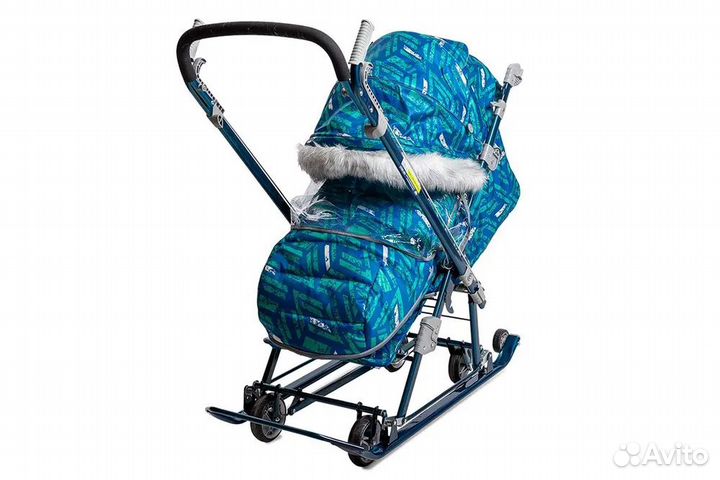 Детские санки коляска