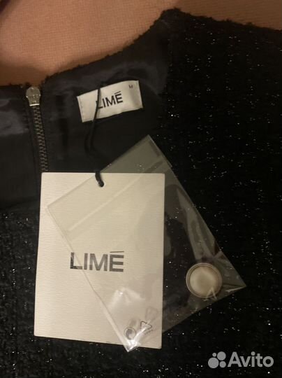 Жилет твидовый lime M новый