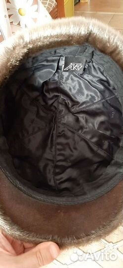 Норковая шапка мужская