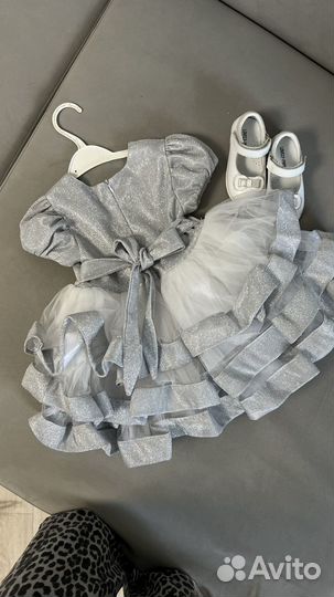 Новогоднее платье для девочки 86 92