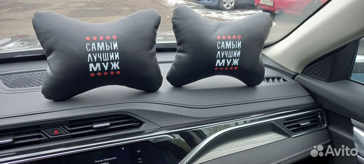 Автомобильные подушки под шею с картинкой