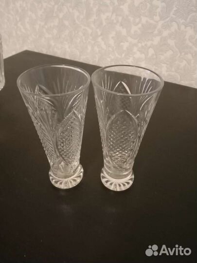 Хрусталь СССР. Вазы, салатники, фужеры, стаканы
