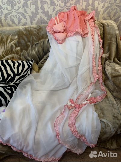 Бортики и балдахин в кроватку