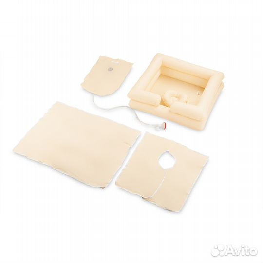 Комплект для мытья головы ванна надувная