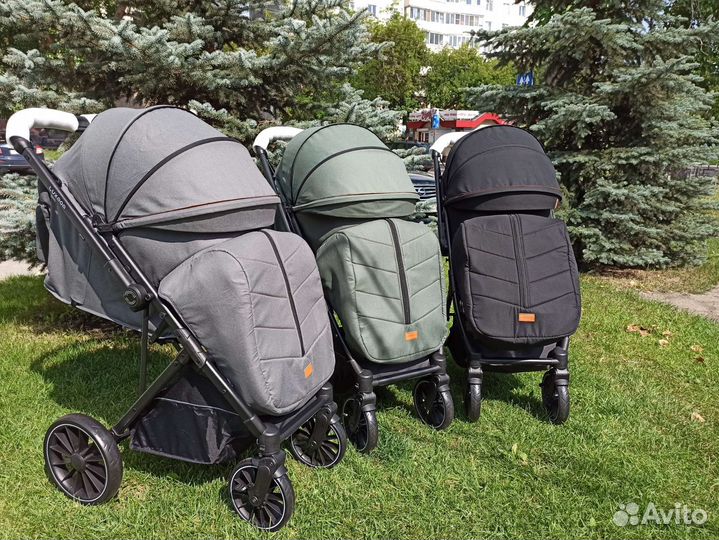 Новая коляска с перекидной ручкой Luxmom H2