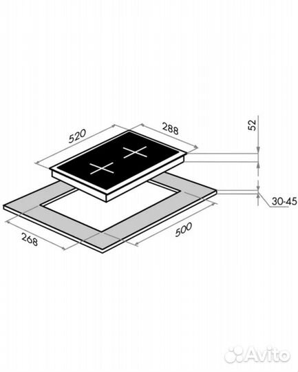 Maunfeld evce.292F.D-BK Электр. Варочная панель