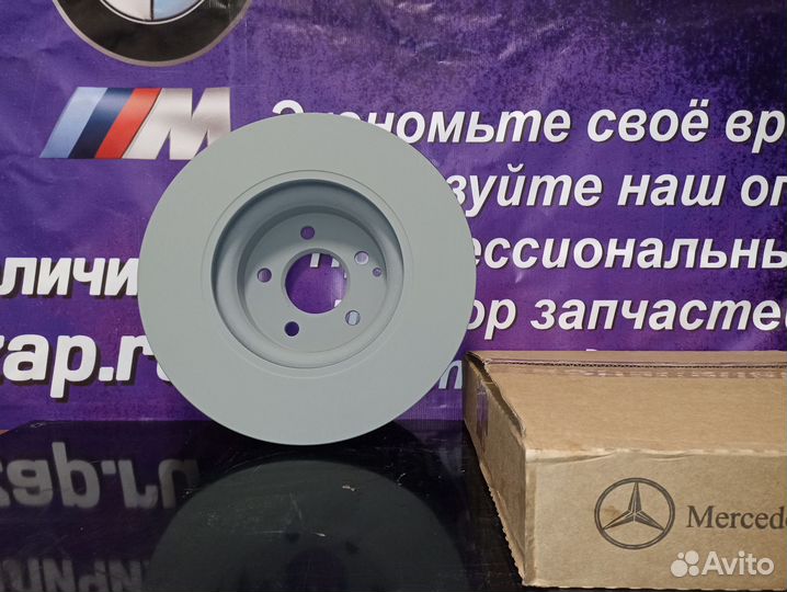 Диск тормозной передний Mercedes A204421000007