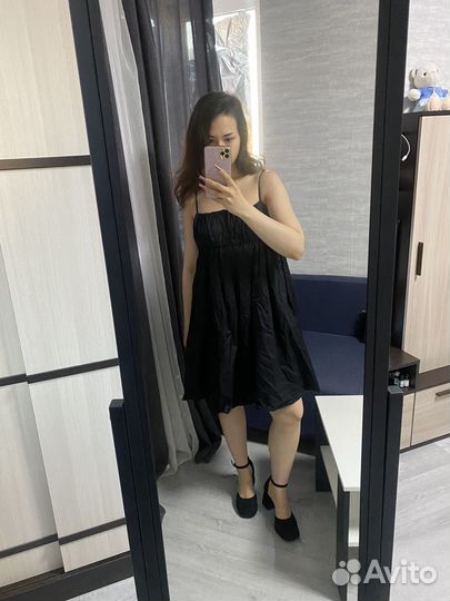 Вечернее черное платье