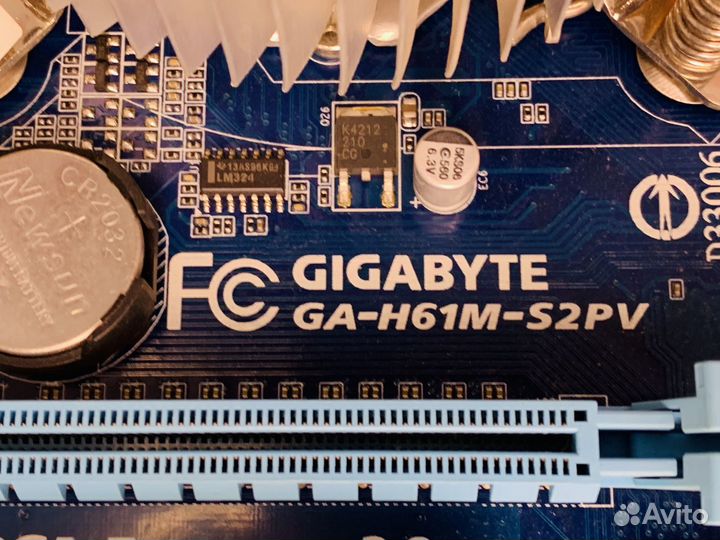 Материнская плата S1155 Gigabyte GA-H61M-S2PV DDR3