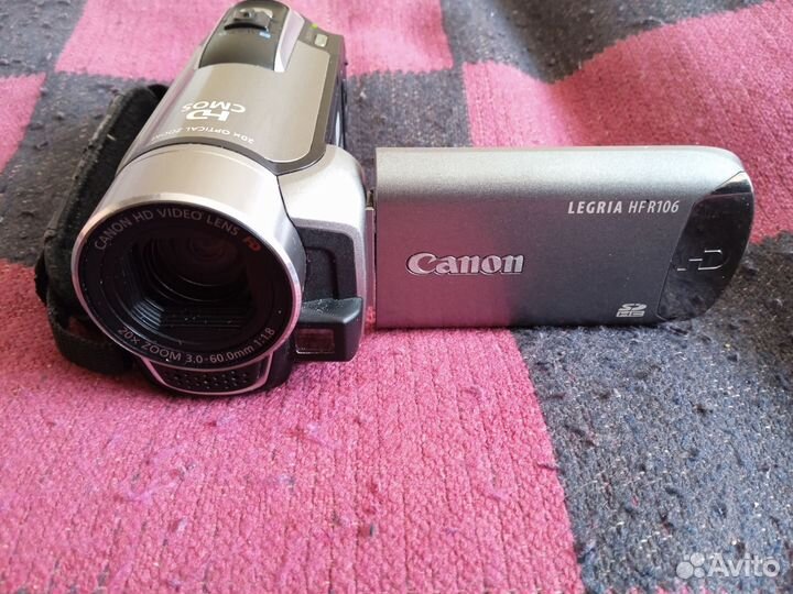 Видеокамера canon legria hf r106 + допы