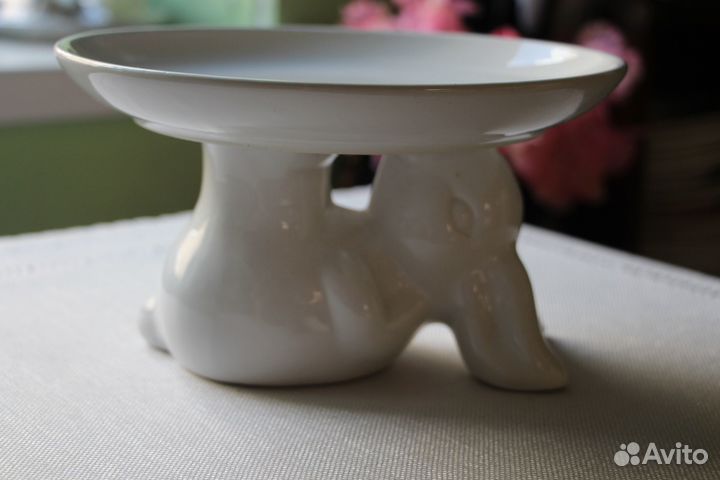 Посуда зайцы, фарфор