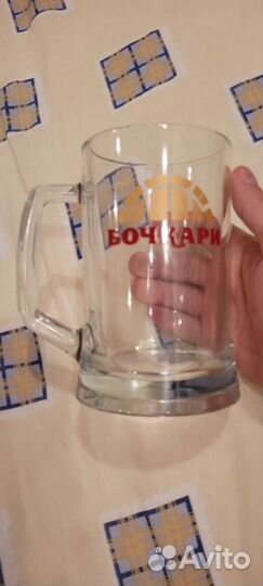 Кружка Пивная Большая Стекляная