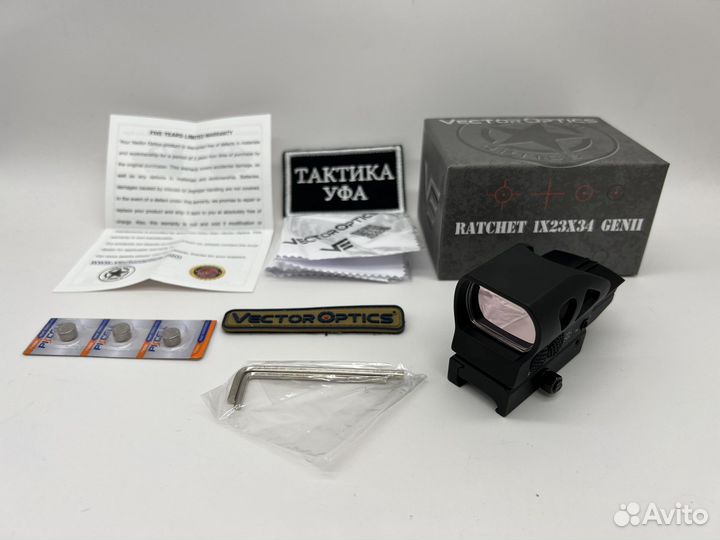Прицел коллиматорный Vector Optics Ratchet 1x23x34