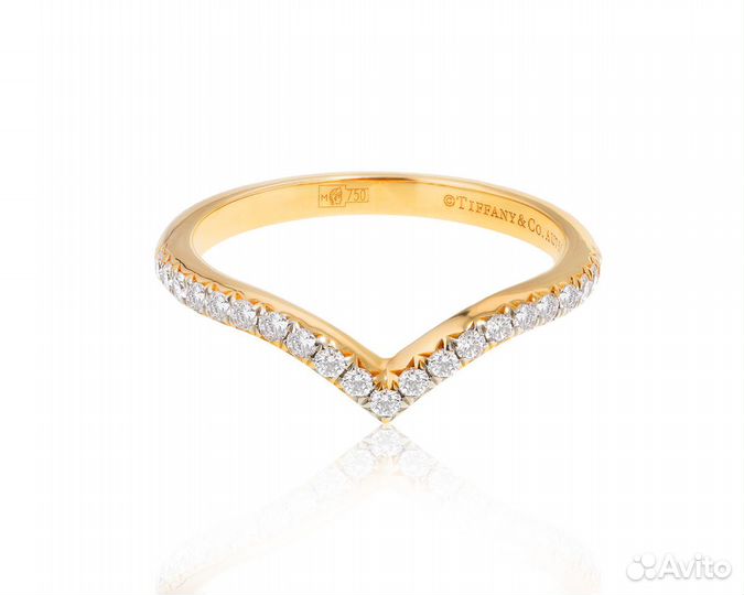 Золотое кольцо Tiffany&Co Soleste V