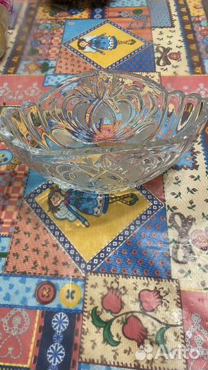 Салатник хрустальный