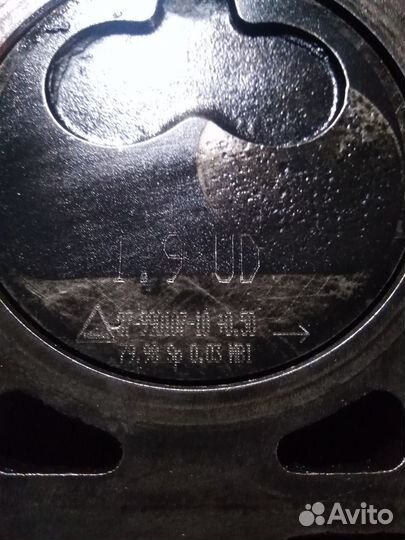 Двигатель, блок, VW 1.9TD AAZ. 1.9тди