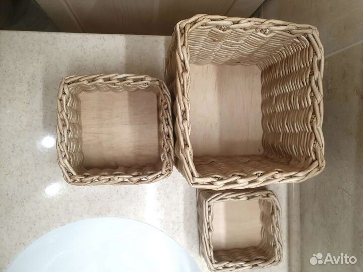Коробки корзины для хранения, декор интерьера