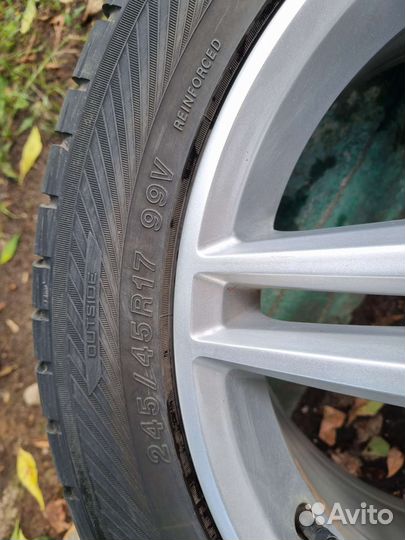 Диски с резиной Mercedes r17 amg