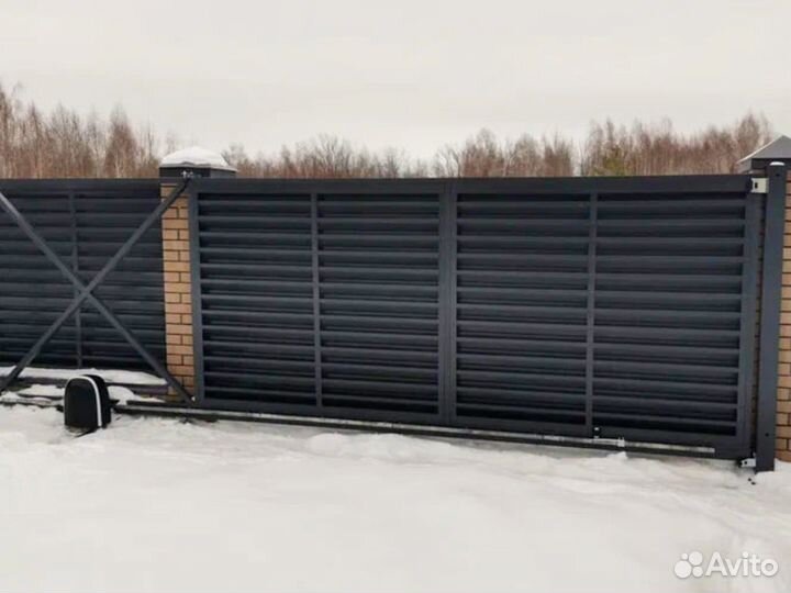 Автоматические откатные ворота