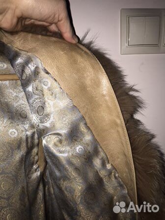 Меховой жилет из песца xs-s