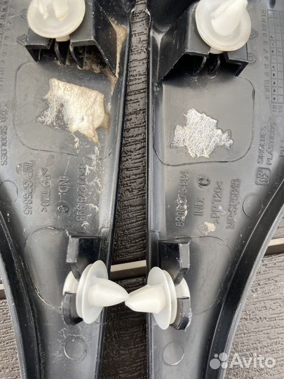 Накладка жабо fenault logan LADA largus