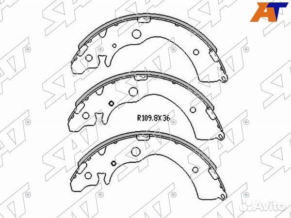 Колодки тормозные задние suzuki jimny
