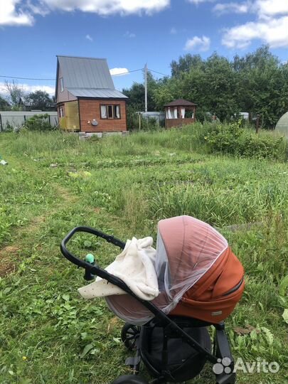 Коляска 2 в 1 эко кожа