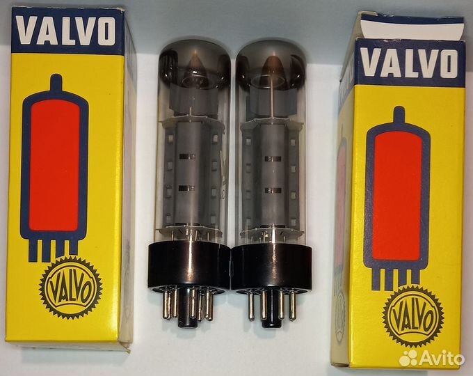 Радиолампы valvo EL 34. telefunken E88CC