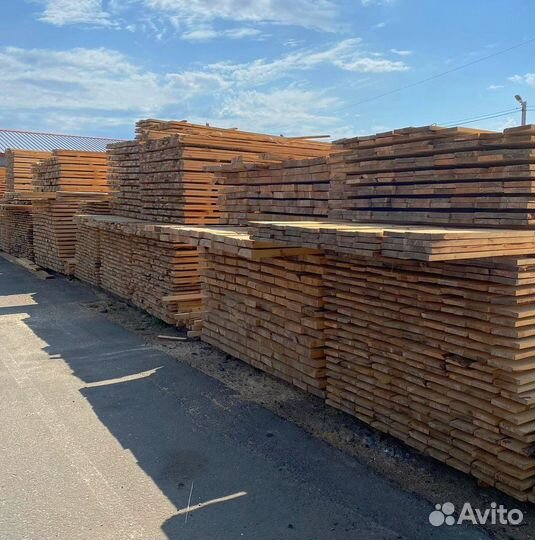 Доска обрезная 25х100х6000