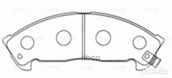 Старый номер ckis-21) Колодки тормозные GK0423